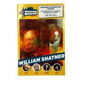 2010 Wizard World Anaheim Comic Con Program Shatner Stan Lee Brent Spiner Adam